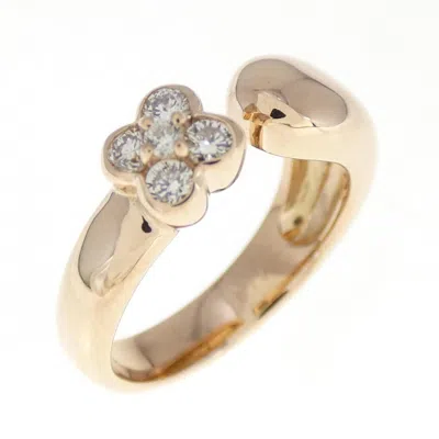 Pre-owned Ponte Vecchio Pink Gold (18k) Band Ring () In Multi