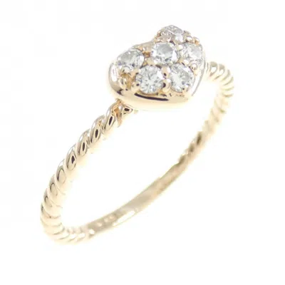 Pre-owned Ponte Vecchio Pink Gold (18k) Band Ring () In Multi