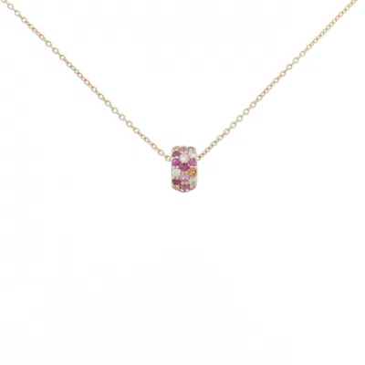 Pre-owned Ponte Vecchio Pink Gold (18k) Necklace () In Multi