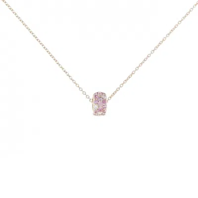 Pre-owned Ponte Vecchio Pink Gold (18k) Necklace () In Multi