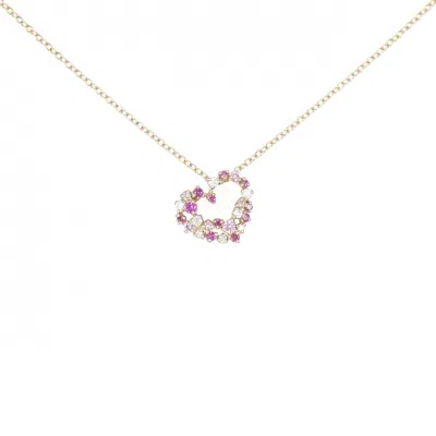 Pre-owned Ponte Vecchio Pink Gold (18k) Necklace () In Multi