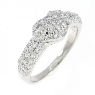 Pre-owned Ponte Vecchio Platinum Band Ring ()