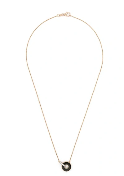 Ponte Vecchio Promesse Necklace In Rose Gold