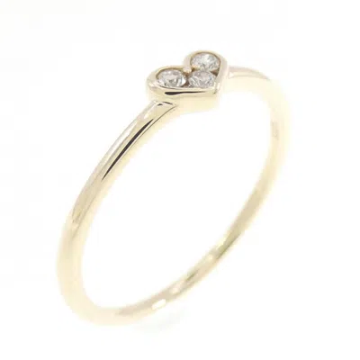 Pre-owned Ponte Vecchio Yellow Gold (10k) Band Ring ()