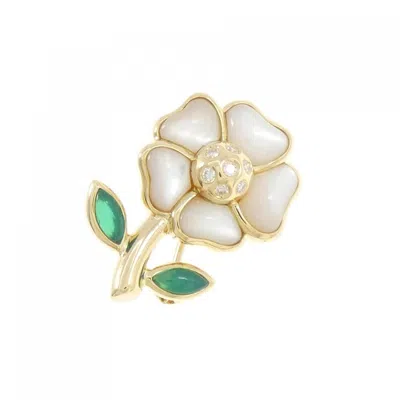 Pre-owned Ponte Vecchio Yellow Gold (18k) Brooch () In Multi