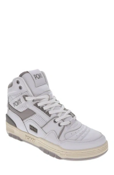 Pony M100 Sneakers In White/silver Sconce