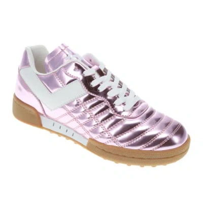 Pony Mens Madrid 82 Metallic Genuine Leather Premium Lace Up Athletic Sneaker Shoe In Purple