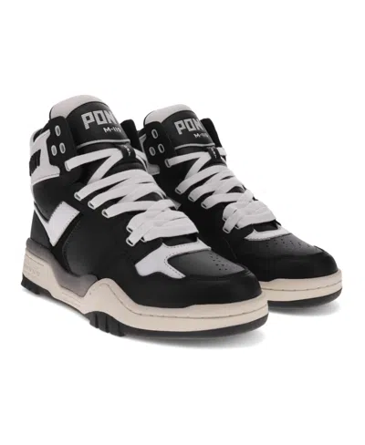 Pony Men's M-100 Archive Sneaker In Black,white