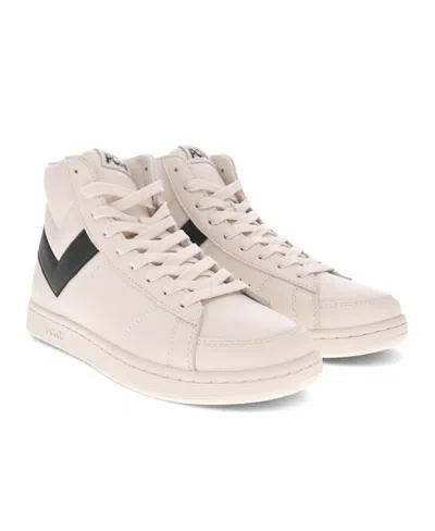Pony Men's M-80 High Sneaker In Off White