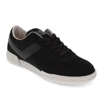 PONY MENS LINEBACKER LUX GENUINE LEATHER AND SUEDE PREMIUM LACE UP ATHLETIC SNEAKER SHOE