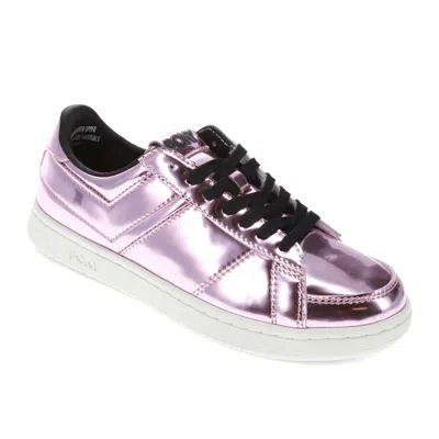 Pony Mens M-80 Low Metallic Genuine Leather Premium Lace Up Athletic Sneaker Shoe In Multi