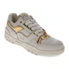 Pony Mens M100 Low Metallic Genuine Leather Premium Lace Up Athletic Sneaker Shoe In Multi