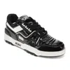 Pony Mens M100 Low Patent Genuine Leather Premium Lace Up Athletic Sneaker Shoe In Multi