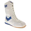 Pony Womens Ko-80 High Archive Genuine Leather And Mesh Premium Lace Up Athletic Sneaker Shoe In Multi