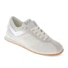 Pony Womens Ko-80 Low Genuine Leather And Suede Premium Lace Up Athletic Sneaker Shoe In White