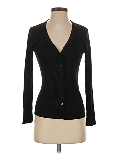 Pre-owned Poof Cardigan Sweater In Black