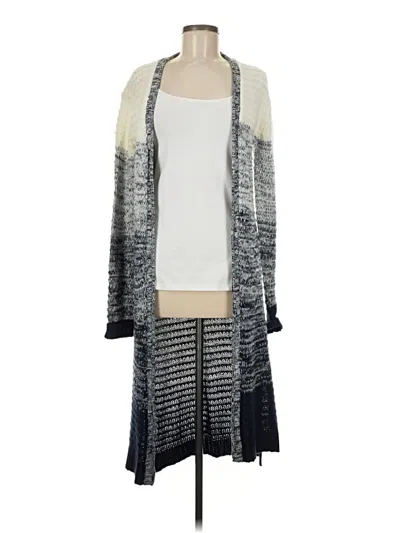 Pre-owned Poof Cardigan Sweater In Blue