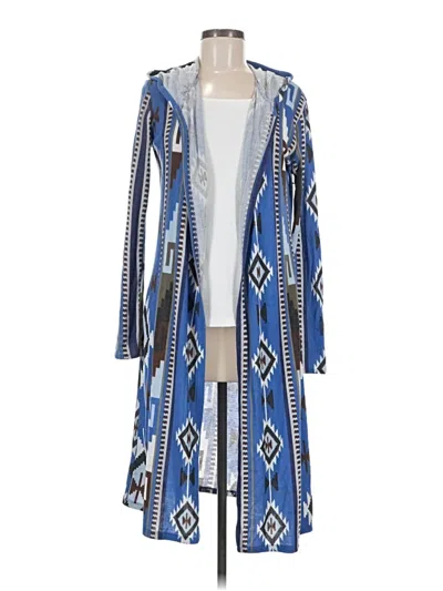 Pre-owned Poof Cardigan Sweater In Blue