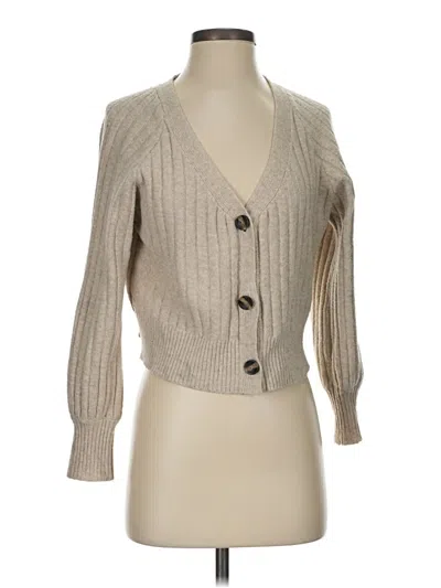 Pre-owned Poof Cardigan Sweater In Brown
