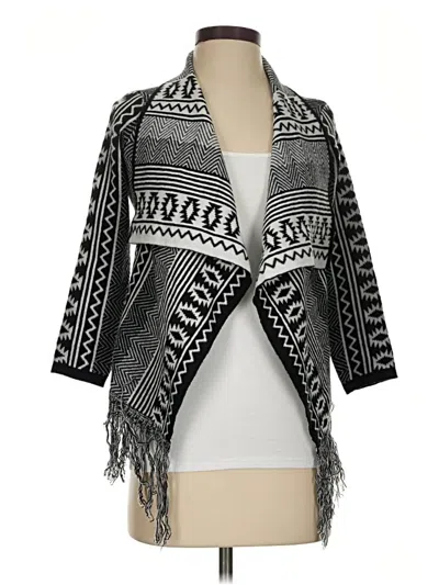 Pre-owned Poof Cardigan Sweater In Gray