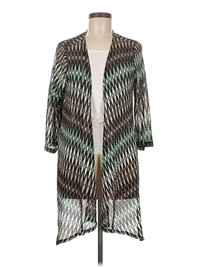 Pre-owned Poof Cardigan Sweater In Green