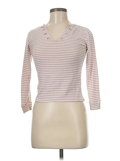 Pre-owned Poof Cardigan Sweater In Pink