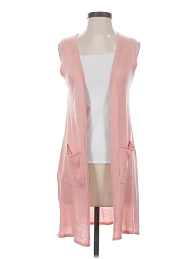 Pre-owned Poof Cardigan Sweater In Pink