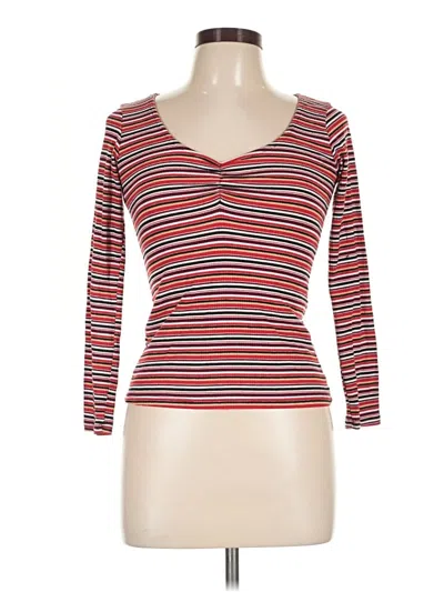 Pre-owned Poof Cardigan Sweater In Red