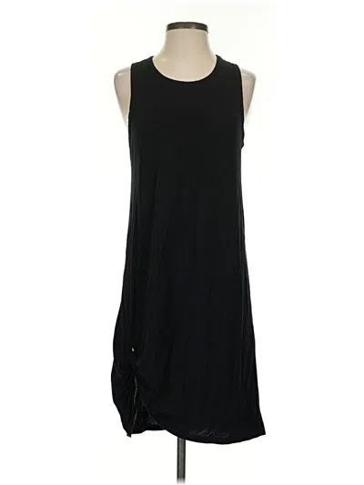 Pre-owned Poof Casual Dress In Black