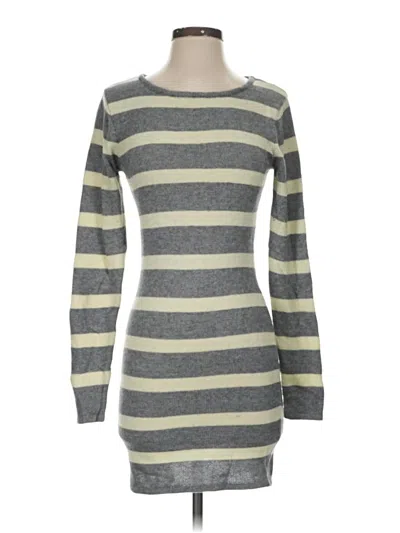 Pre-owned Poof Casual Dress In Gray