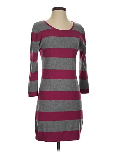 Pre-owned Poof Casual Dress In Gray