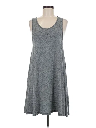 Pre-owned Poof Casual Dress In Gray