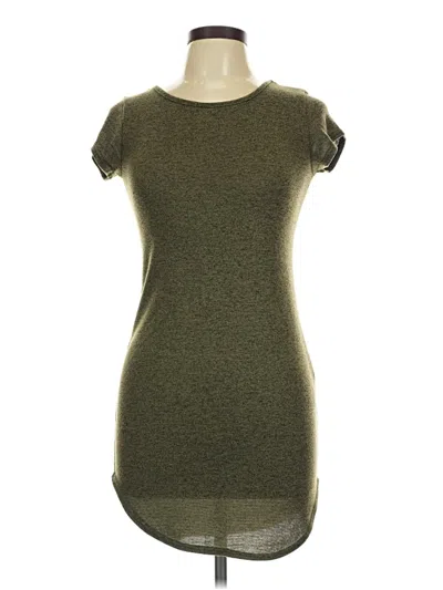 Pre-owned Poof Casual Dress In Green