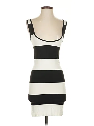 Pre-owned Poof Casual Dress In White