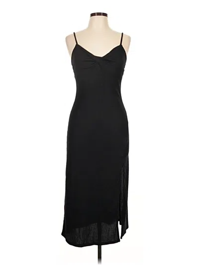 Pre-owned Poof Cocktail Dress In Black