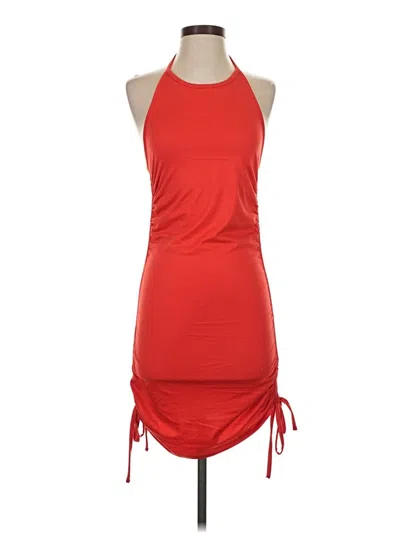 Pre-owned Poof Cocktail Dress In Red