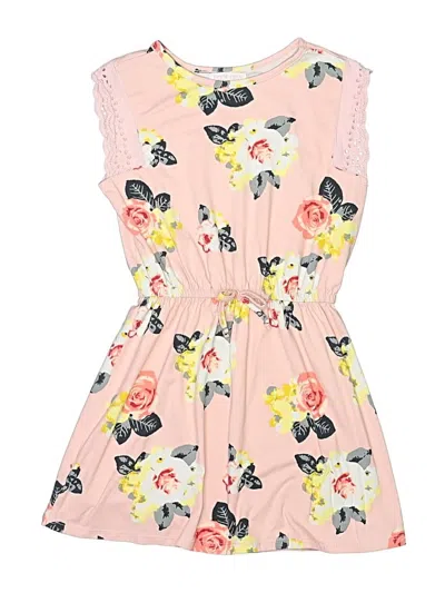 Pre-owned Poof Girl Kids' Dress In Pink