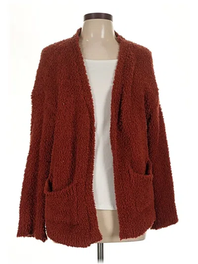 Pre-owned Poof Kimono In Burgundy