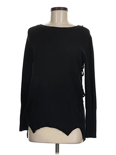 Pre-owned Poof Pullover Sweater In Black
