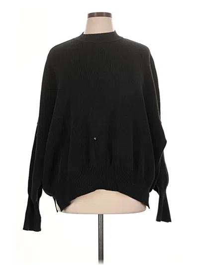 Pre-owned Poof Pullover Sweater In Black