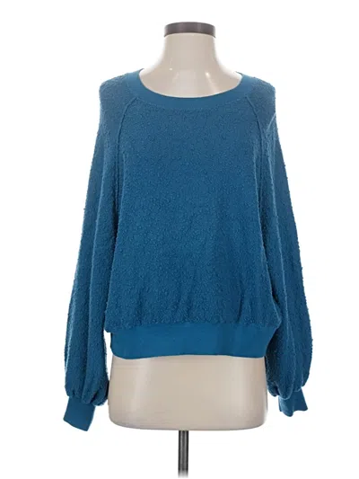 Pre-owned Poof Pullover Sweater In Blue