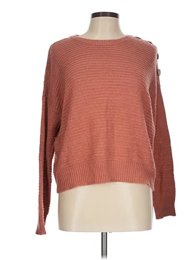 Pre-owned Poof Pullover Sweater In Brown