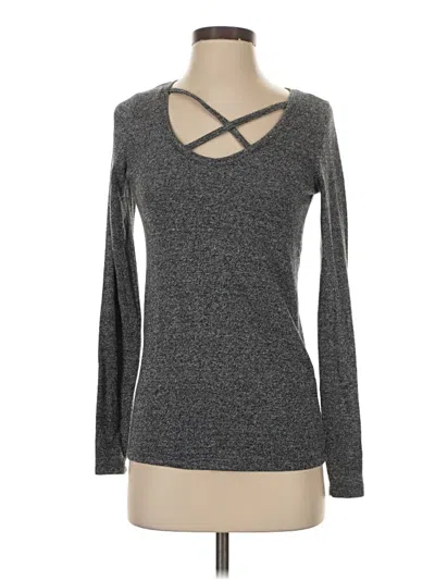Pre-owned Poof Pullover Sweater In Gray
