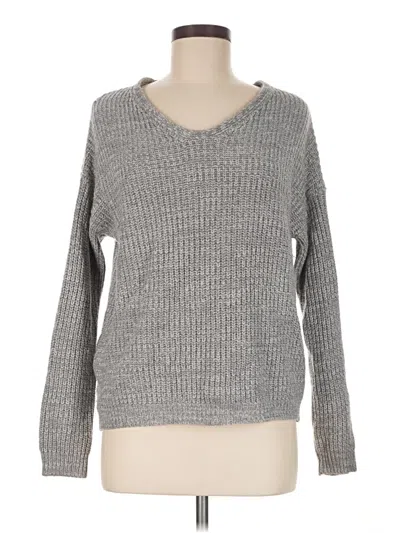 Pre-owned Poof Pullover Sweater In Gray