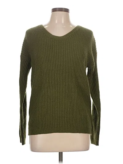 Pre-owned Poof Pullover Sweater In Green