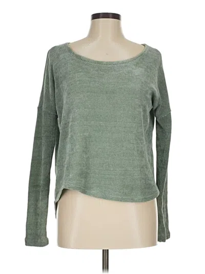 Pre-owned Poof Pullover Sweater In Green