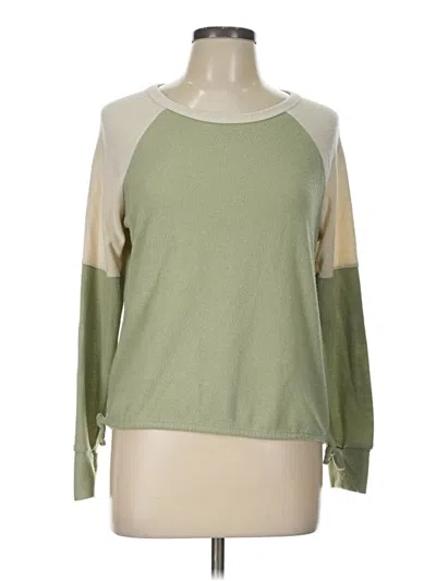 Pre-owned Poof Pullover Sweater In Green