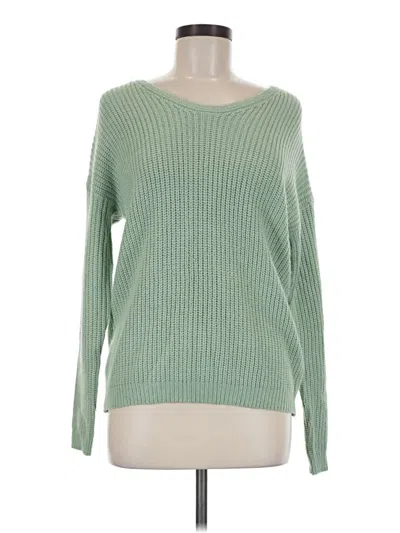 Pre-owned Poof Pullover Sweater In Green