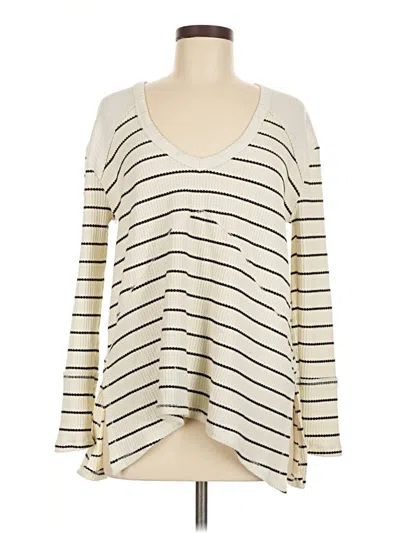 Pre-owned Poof Pullover Sweater In Ivory