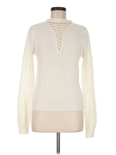 Pre-owned Poof Pullover Sweater In Ivory